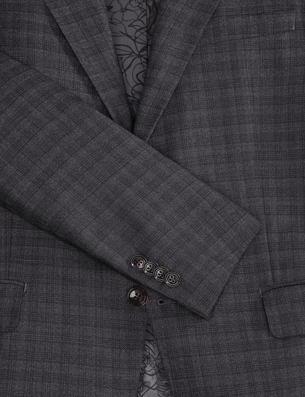 Sale|Men WRIGHT-TATTERSALL – Single Breasted Two Button Notch Fully Fashioned Tattersall Suit Jacket - Ted Baker