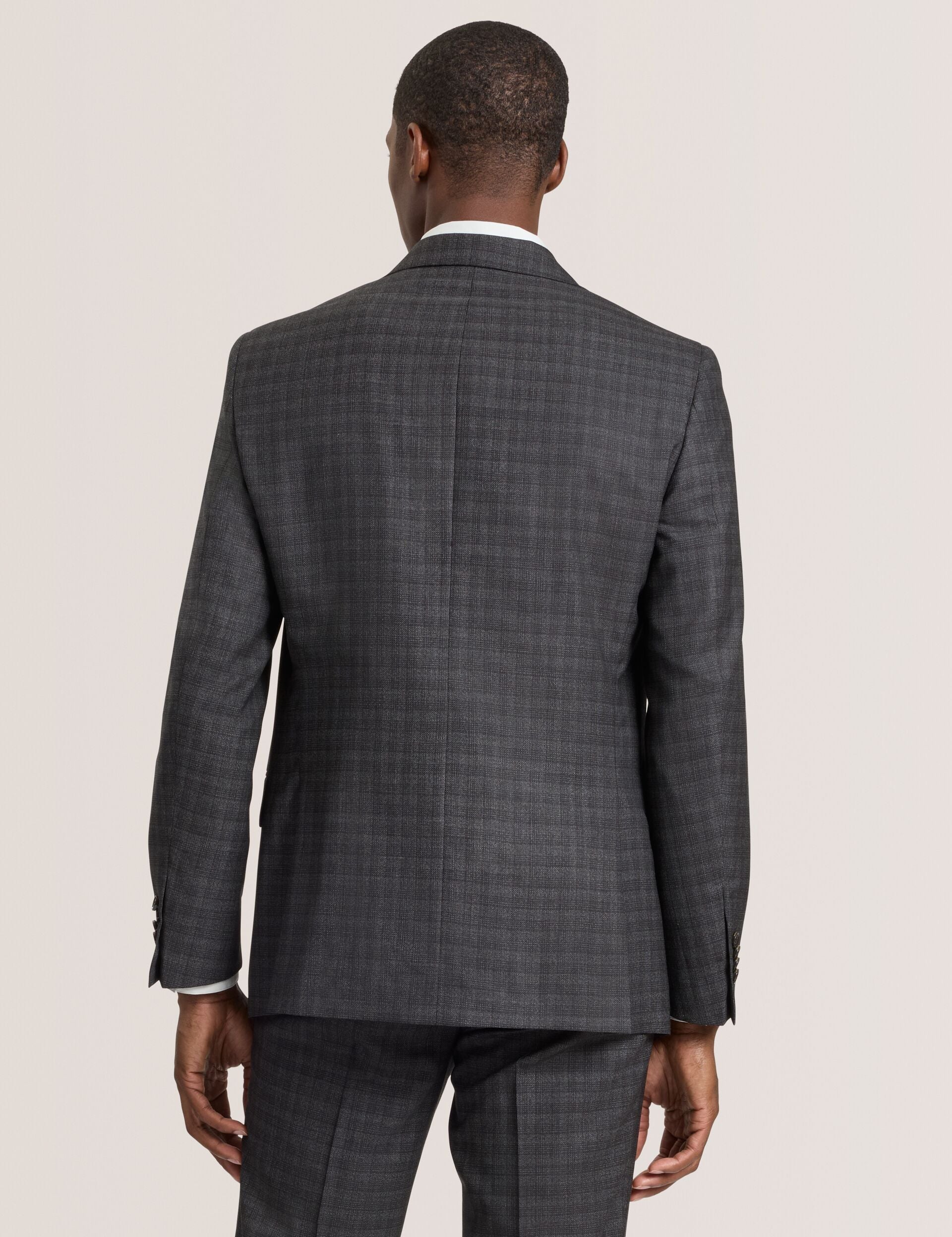 Sale|Men WRIGHT-TATTERSALL – Single Breasted Two Button Notch Fully Fashioned Tattersall Suit Jacket - Ted Baker
