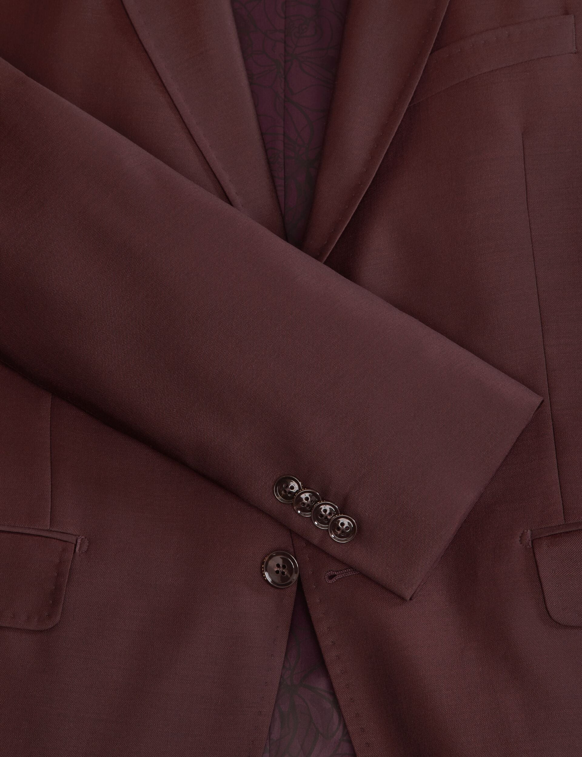 Sale|Men WRIGHT-TWILL – Single Breasted Two Button Notch Fully Fashioned Twill Suit Jacket - Ted Baker