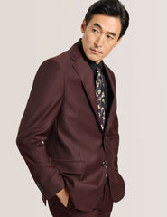 Sale|Men WRIGHT-TWILL – Single Breasted Two Button Notch Fully Fashioned Twill Suit Jacket - Ted Baker