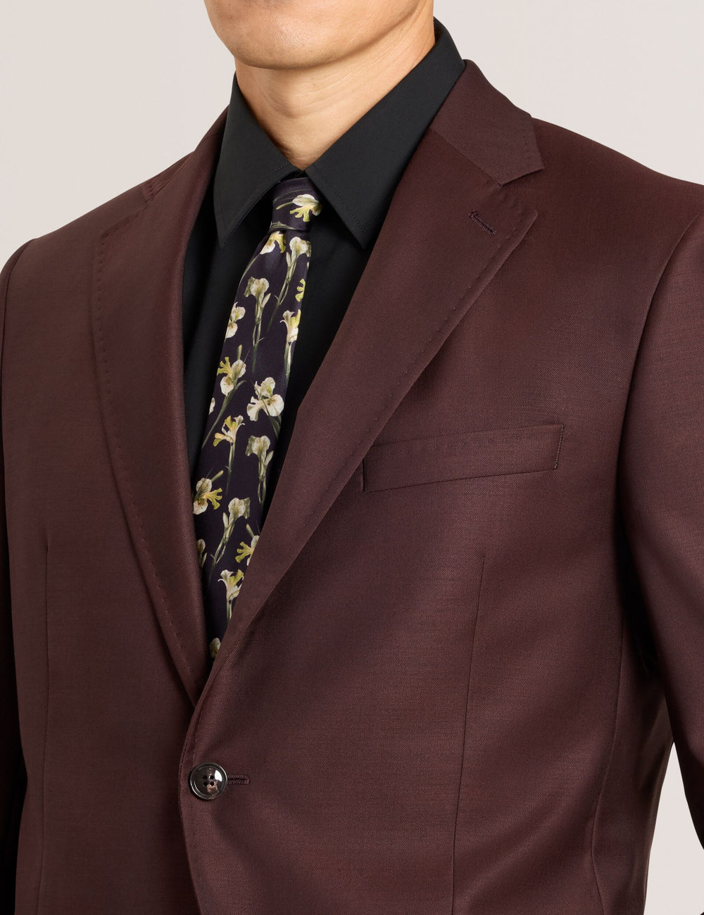 Sale|Men WRIGHT-TWILL – Single Breasted Two Button Notch Fully Fashioned Twill Suit Jacket - Ted Baker