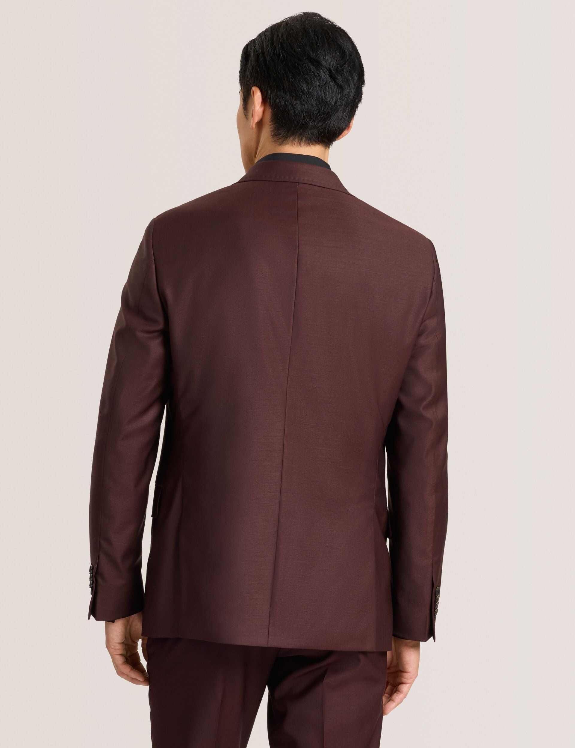 Sale|Men WRIGHT-TWILL – Single Breasted Two Button Notch Fully Fashioned Twill Suit Jacket - Ted Baker