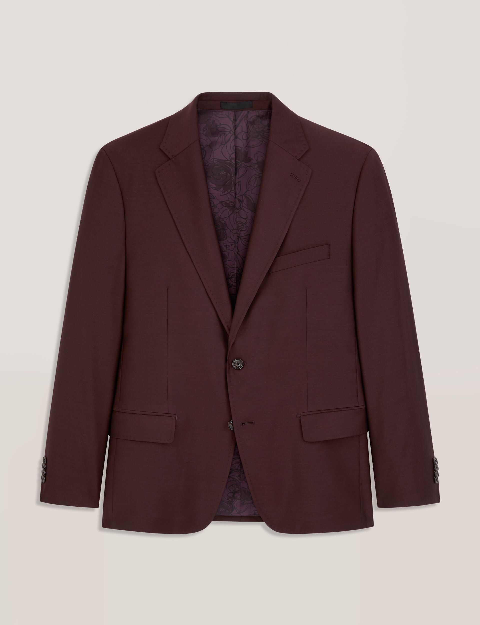 Sale|Men WRIGHT-TWILL – Single Breasted Two Button Notch Fully Fashioned Twill Suit Jacket - Ted Baker