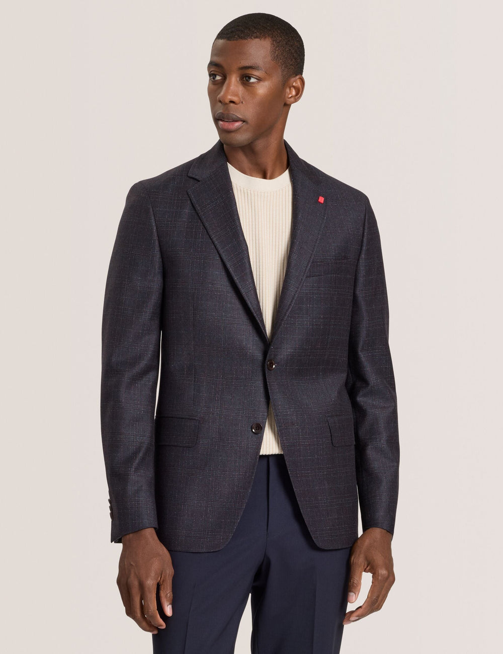 Sale|Men WINFRED – Single Breasted Two Button Notch Fully Fashioned Plaid Jacket - Ted Baker