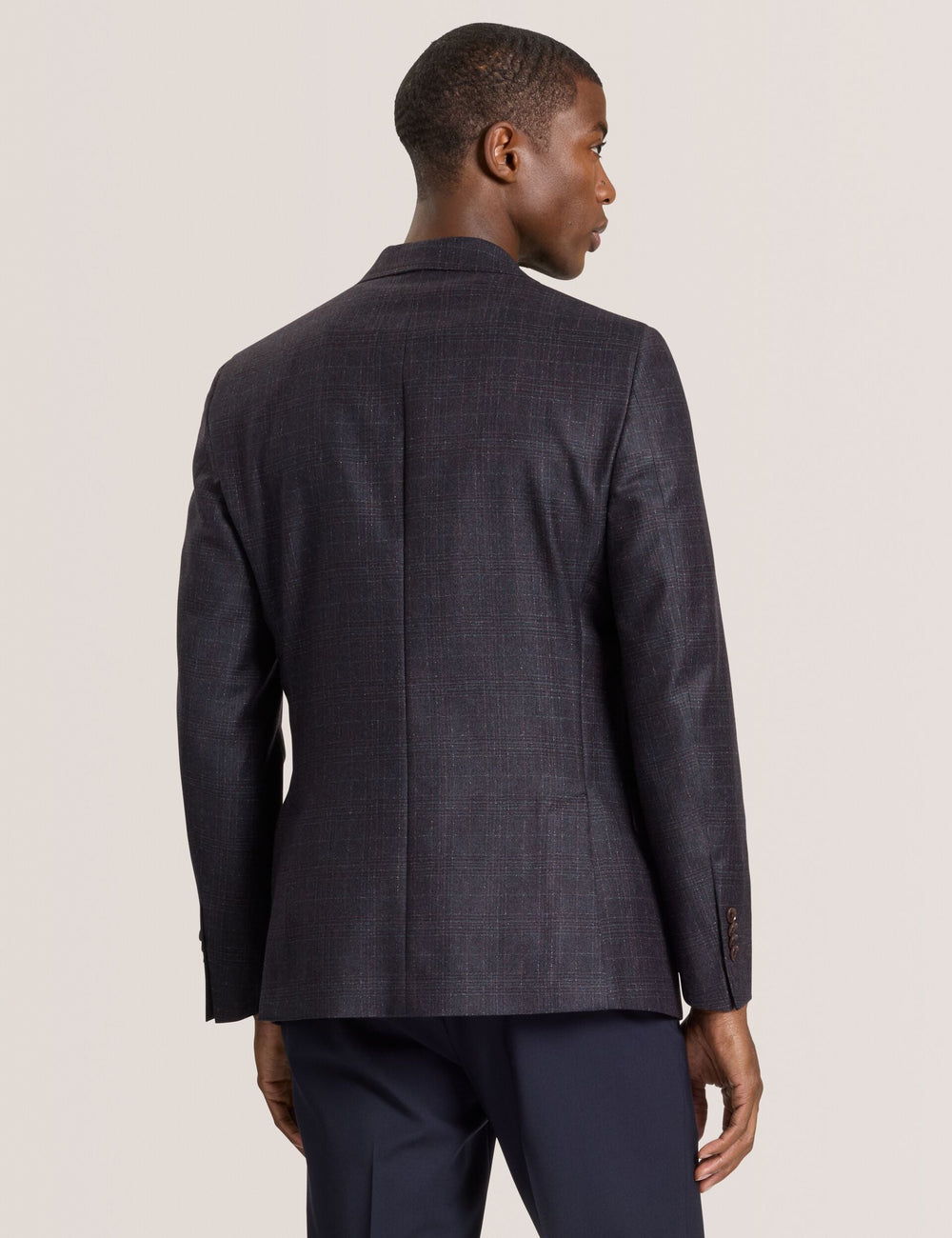 Sale|Men WINFRED – Single Breasted Two Button Notch Fully Fashioned Plaid Jacket - Ted Baker