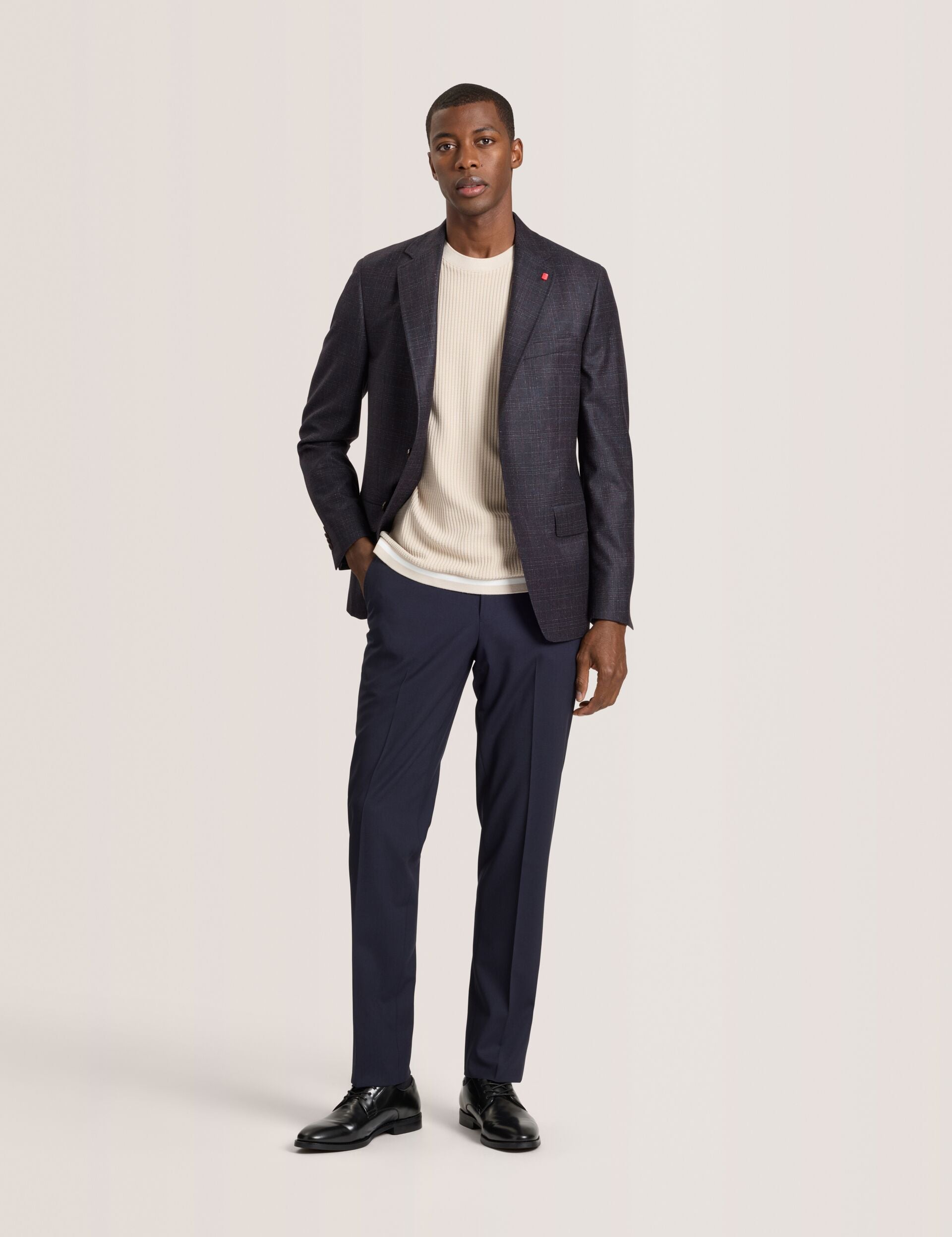 Sale|Men WINFRED – Single Breasted Two Button Notch Fully Fashioned Plaid Jacket - Ted Baker