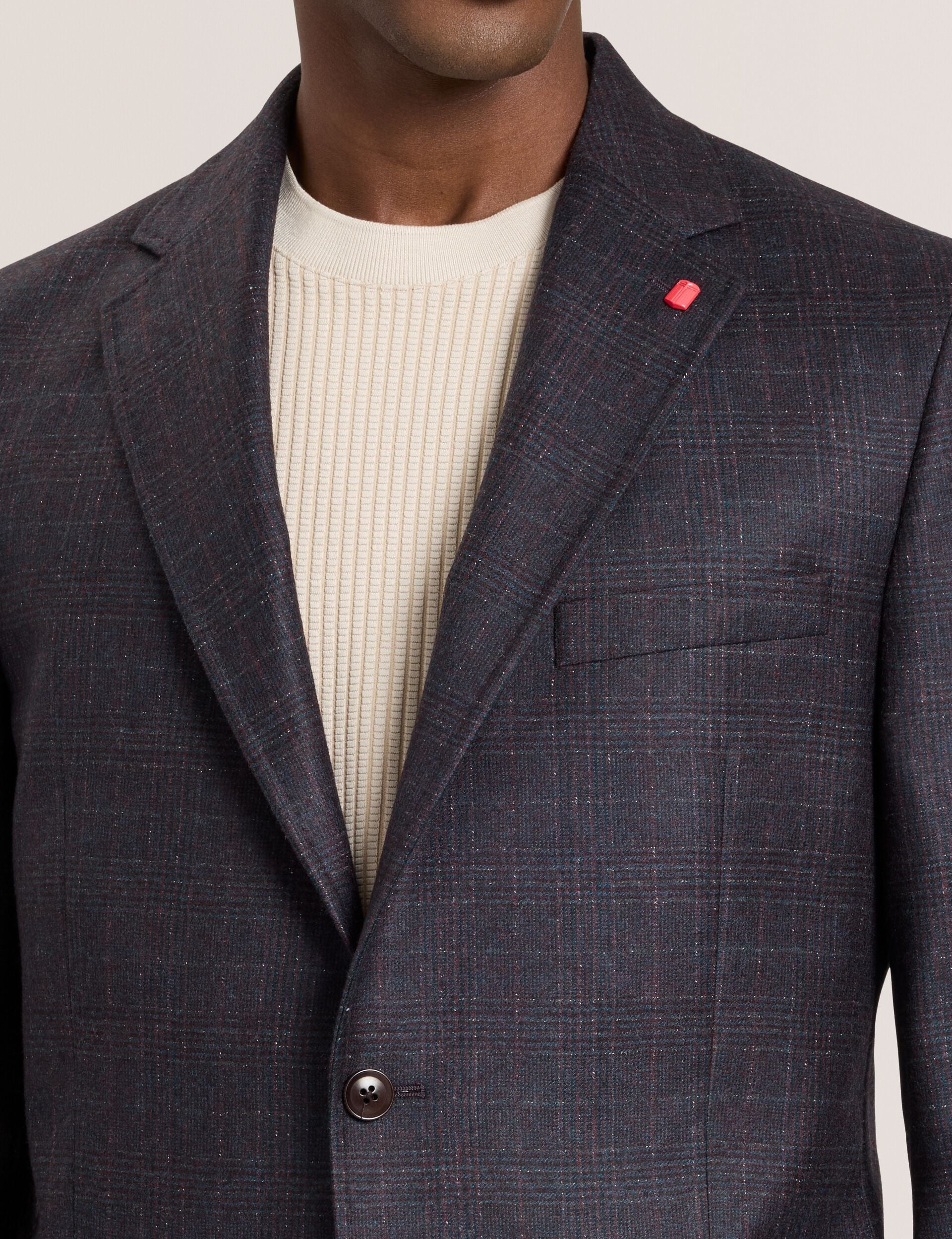 Sale|Men WINFRED – Single Breasted Two Button Notch Fully Fashioned Plaid Jacket - Ted Baker