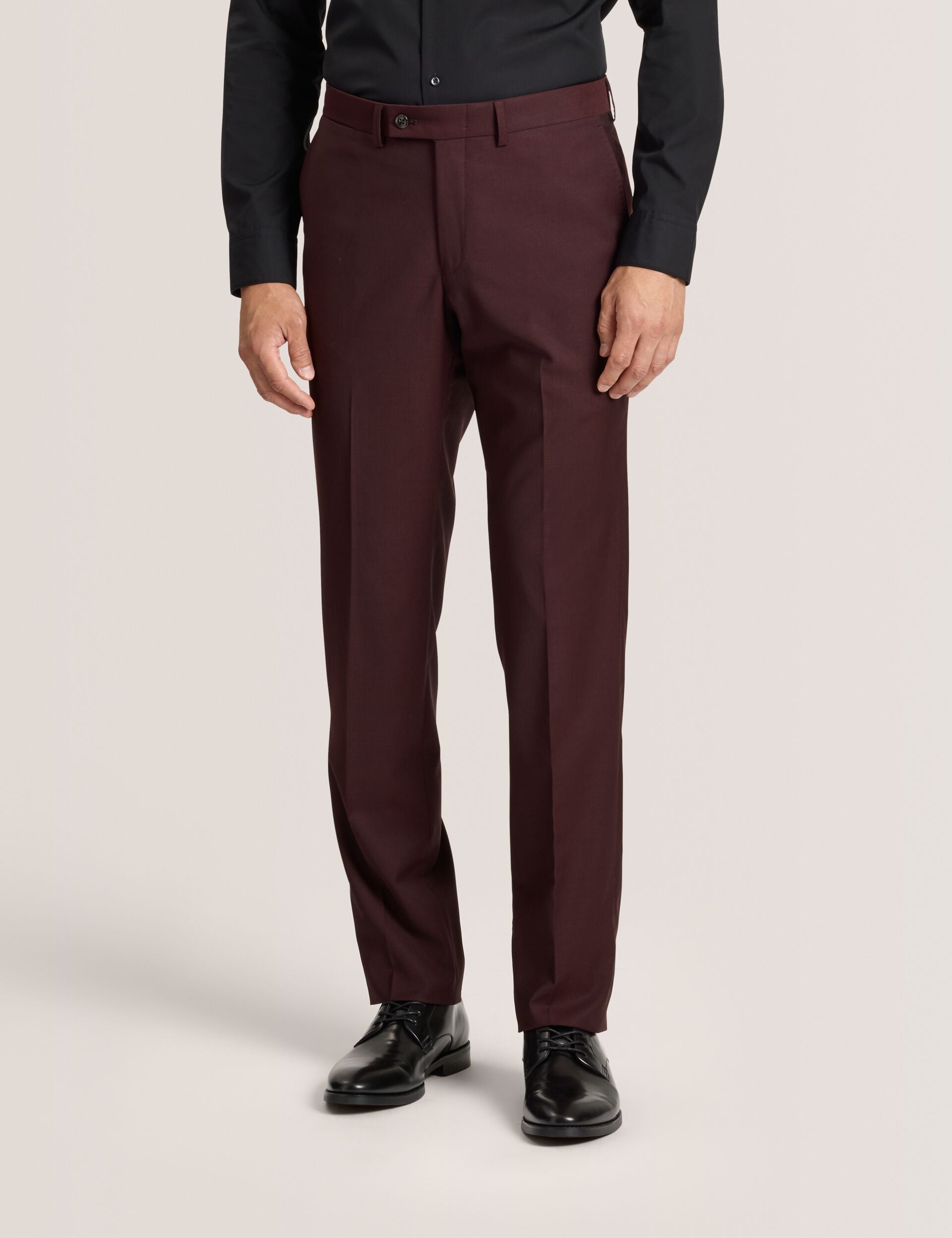 Sale|Men WINTER-TWILL – Flat Front Twill Suit Pant - Ted Baker