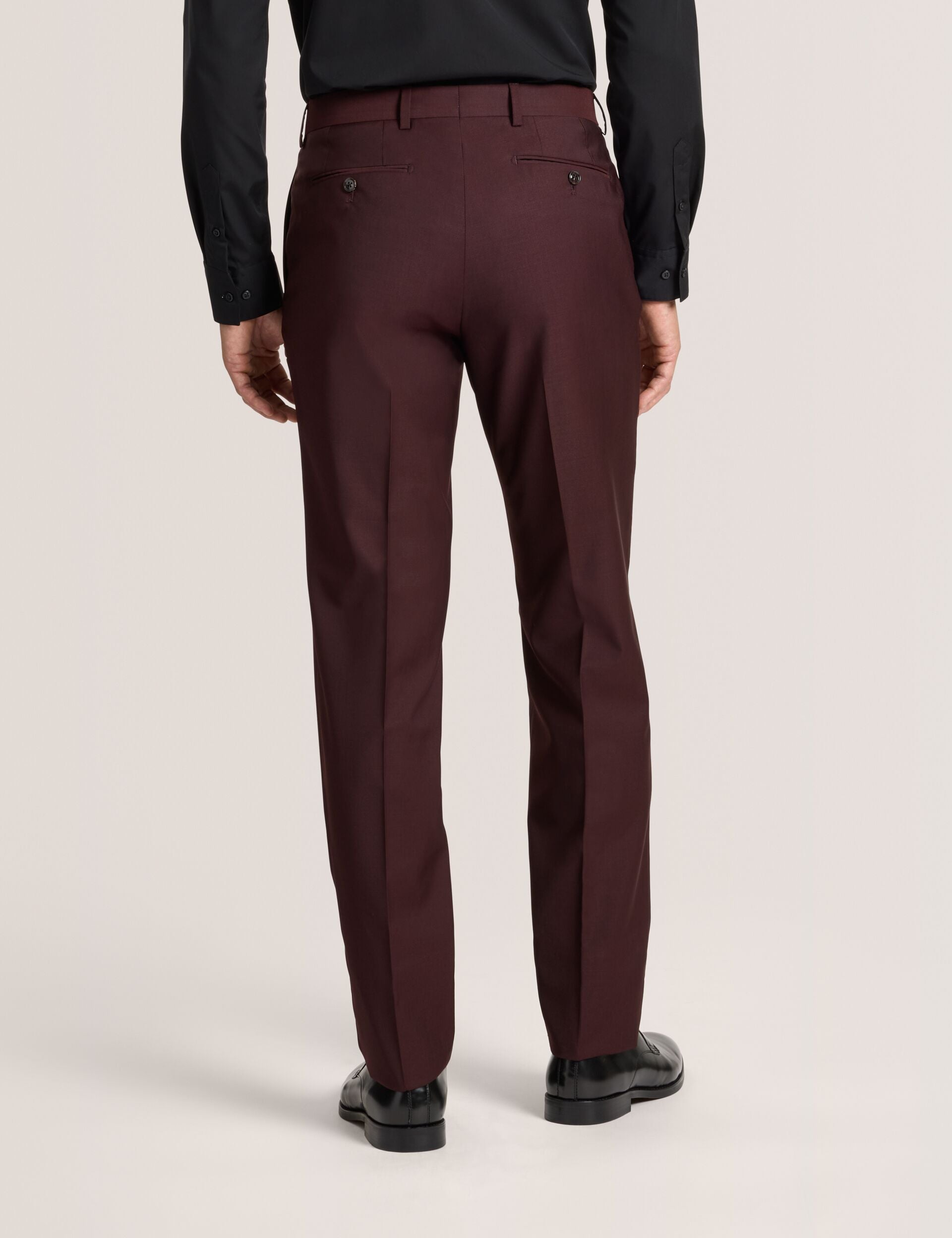 Sale|Men WINTER-TWILL – Flat Front Twill Suit Pant - Ted Baker