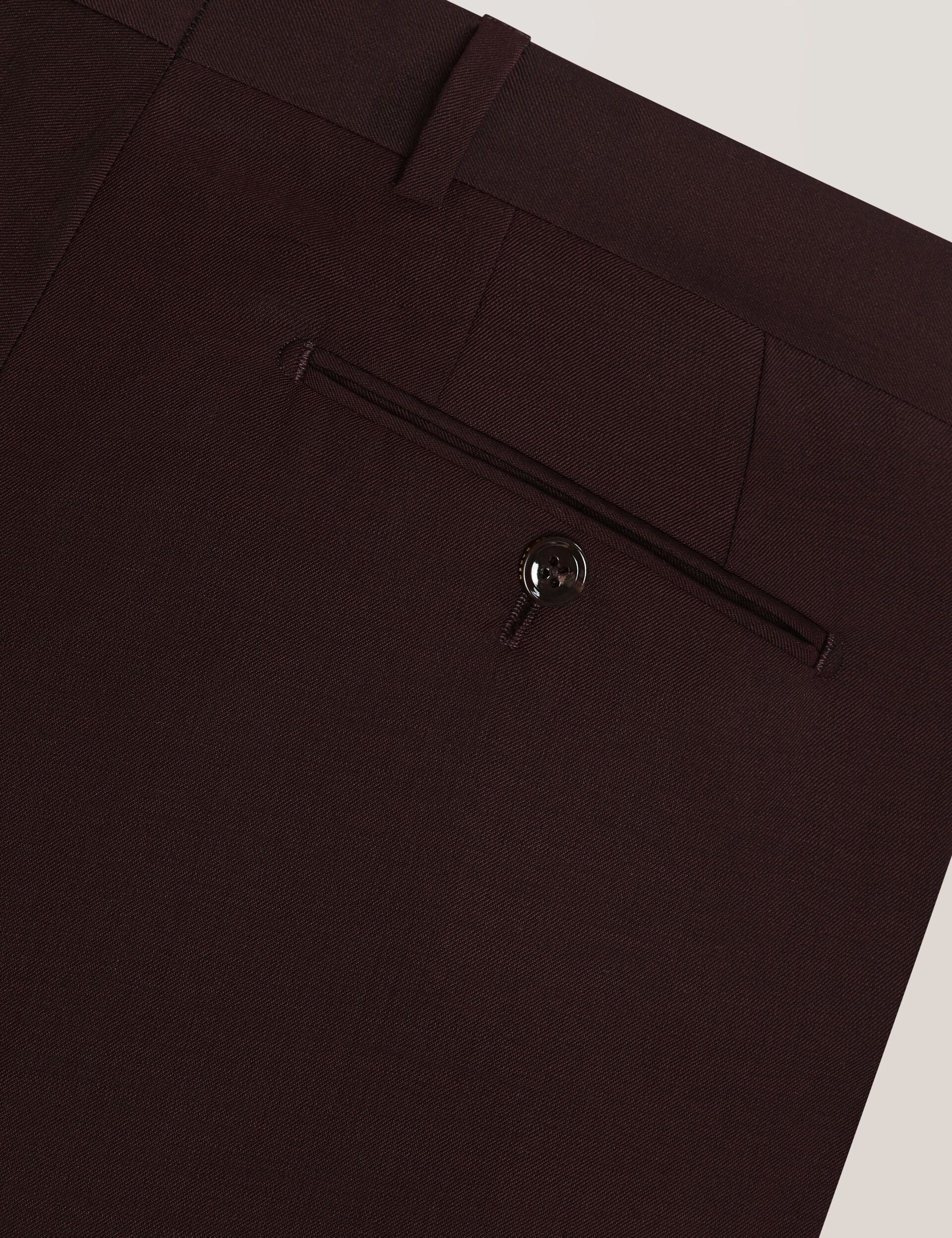 Sale|Men WINTER-TWILL – Flat Front Twill Suit Pant - Ted Baker