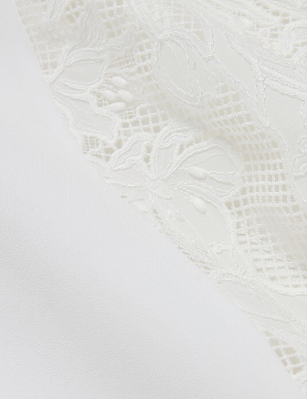 Women SLEEVELESS LACE APPLIQUE MIDI DRESS - White - Ted Baker