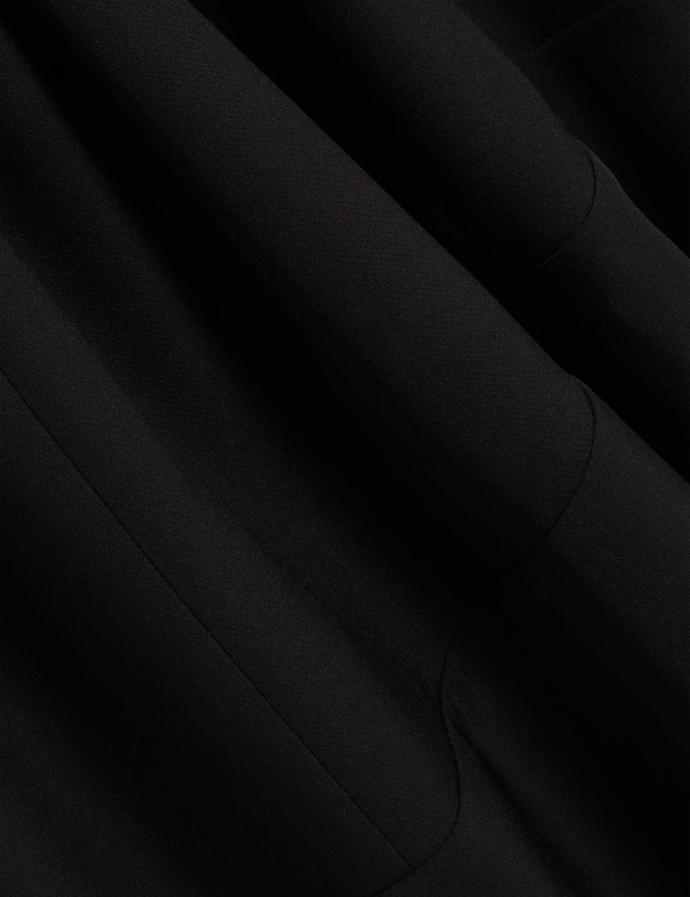 Women ASYMMETRIC MIDI DRESS - Black - Ted Baker