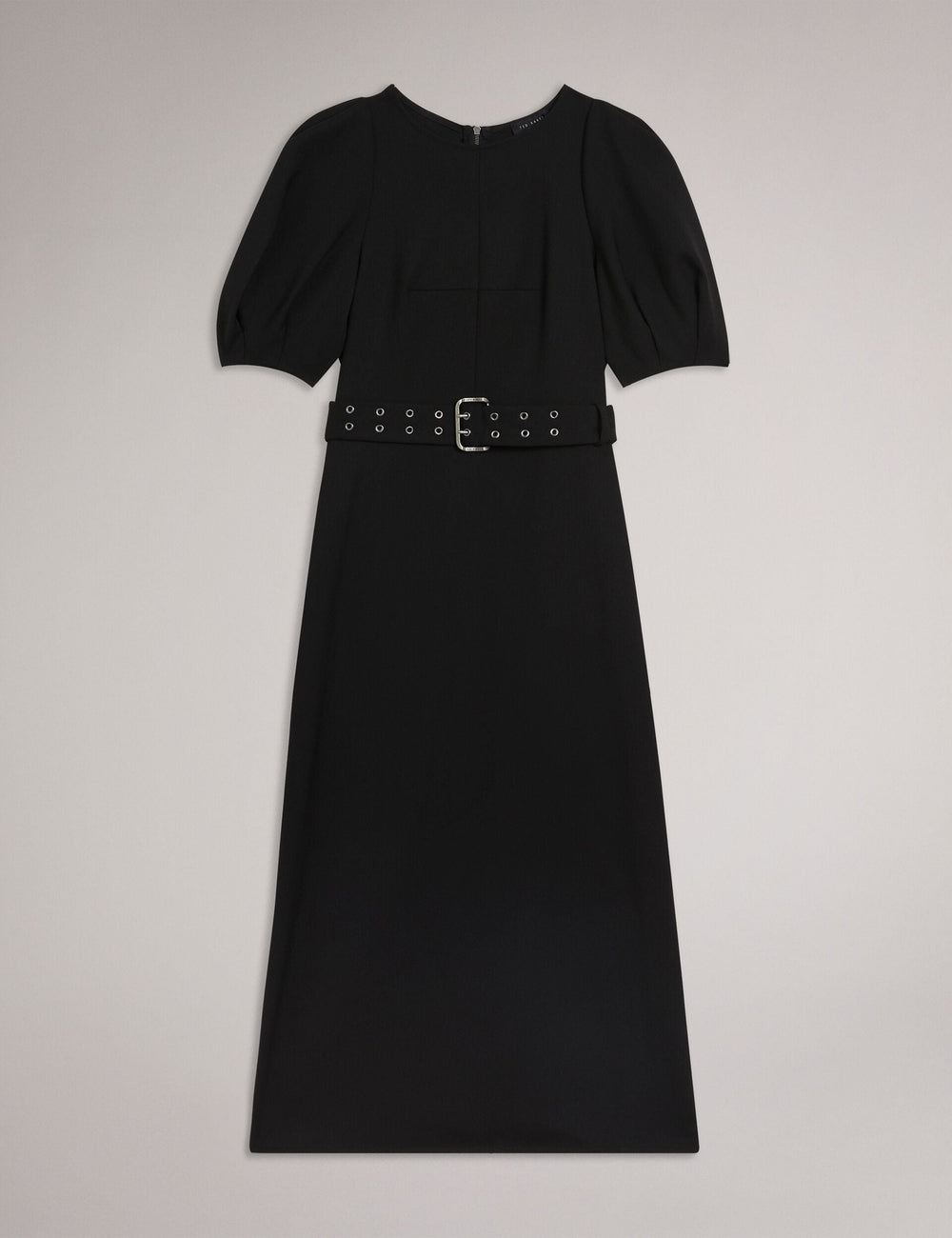 Women GABYELA - Structured Puff Sleeve Midi Dress With Belt - Ted Baker