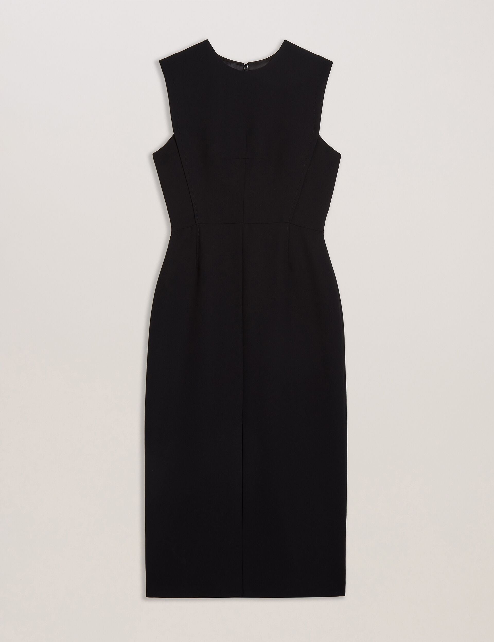 Women MANABDL - Tailored Sleeveless Midi Dress With Front Split - Ted Baker