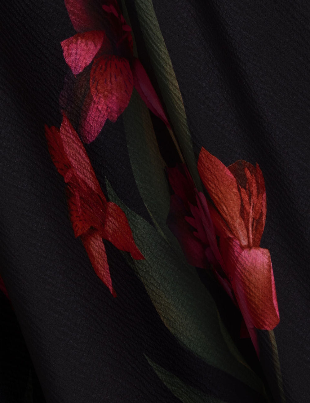 Women LUCERN - Floral Satin Off Shoulder Bias Midi Dress - Ted Baker