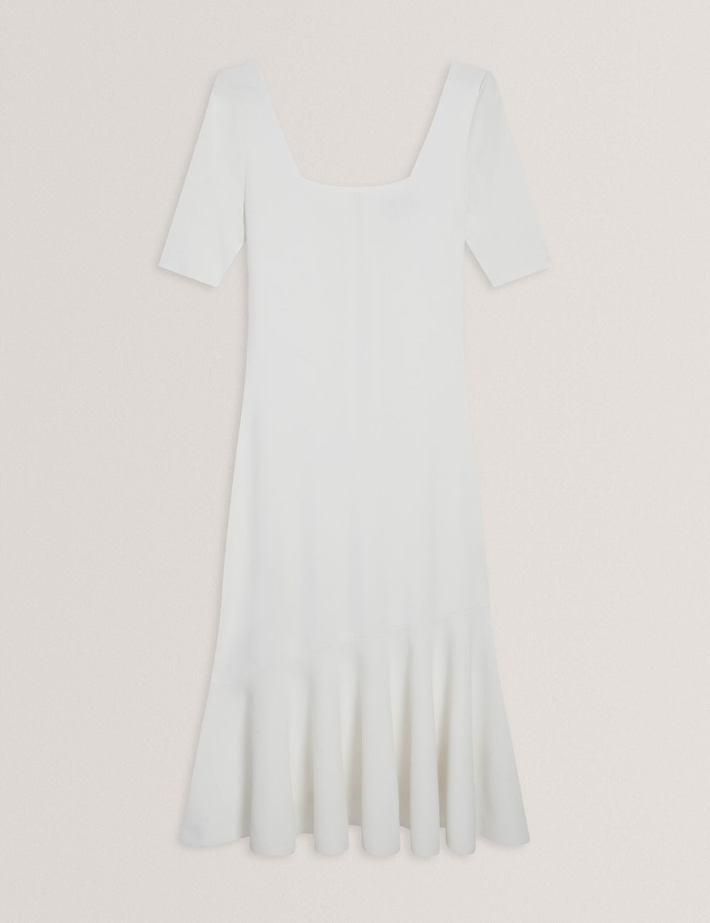 Women MIYHAA - Flippy Hem Square Neck Knitted Midi Dress - Ted Baker