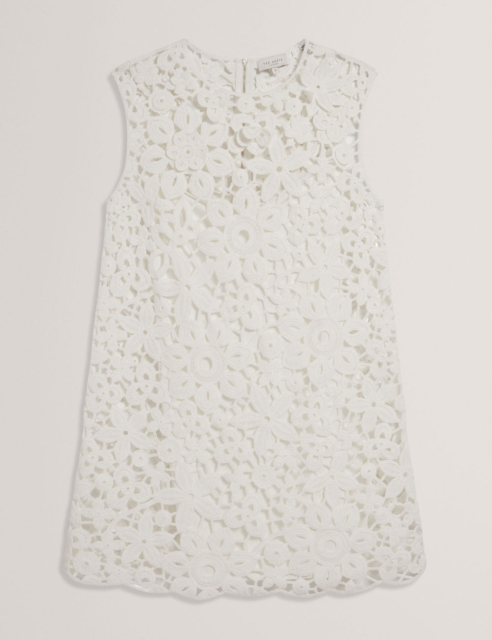 Women MIIKKA - Crochet Sleeveless Mini Shift Dress - Ted Baker