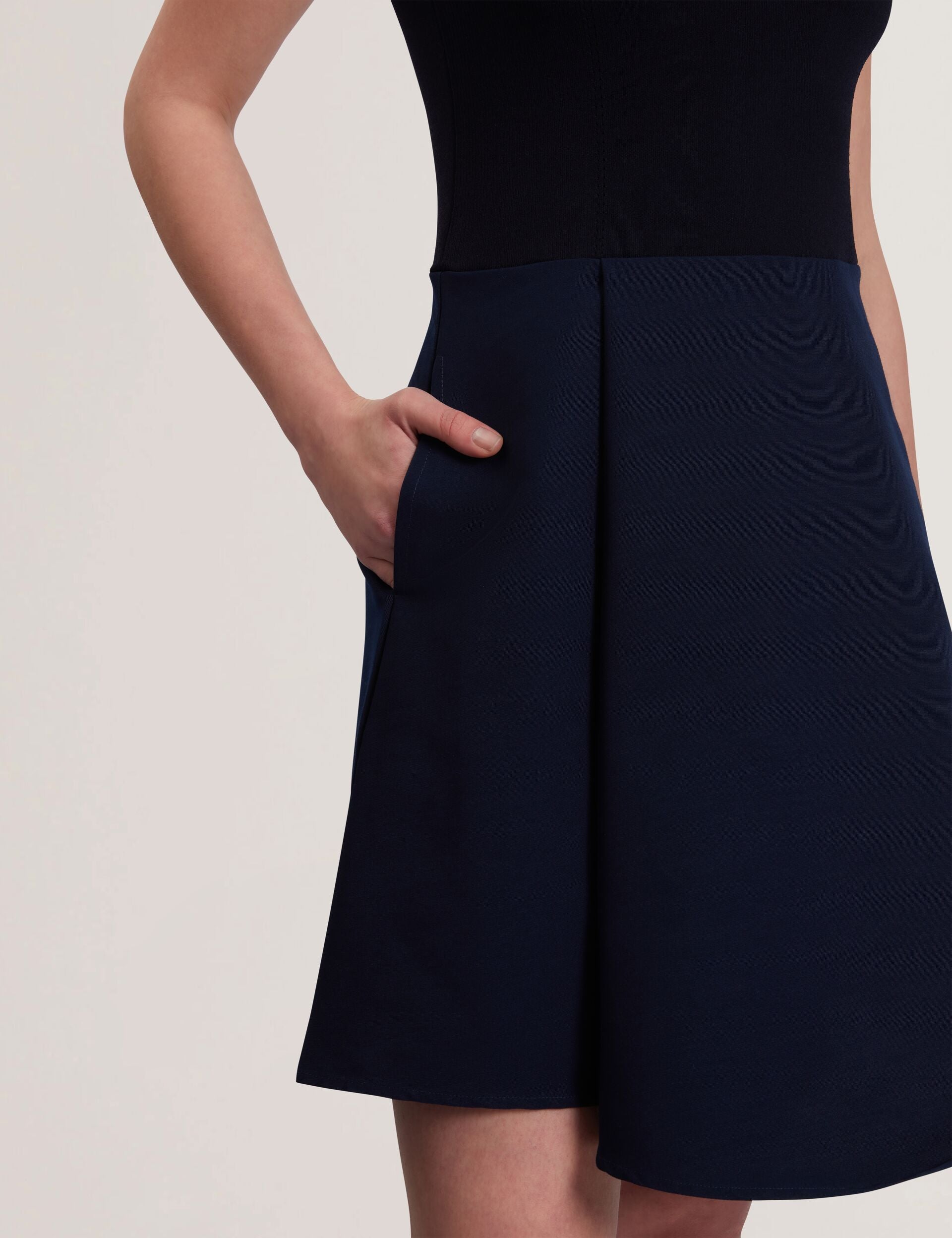 Women DANDIAA - Sleeveless High Neck 2-in-1 Mini Dress - Ted Baker