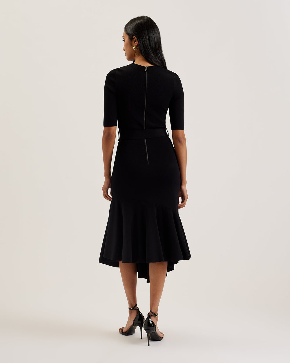Women SAMALEE - Flippy Hem Knitted Midi Dress - Ted Baker