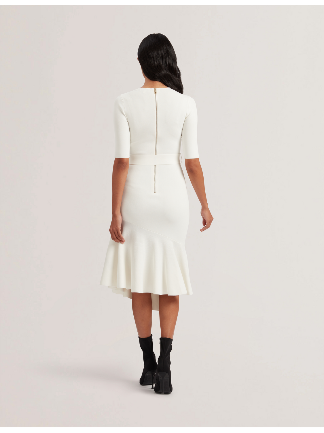 Women SAMALEE - Flippy Hem Knitted Midi Dress - Ted Baker