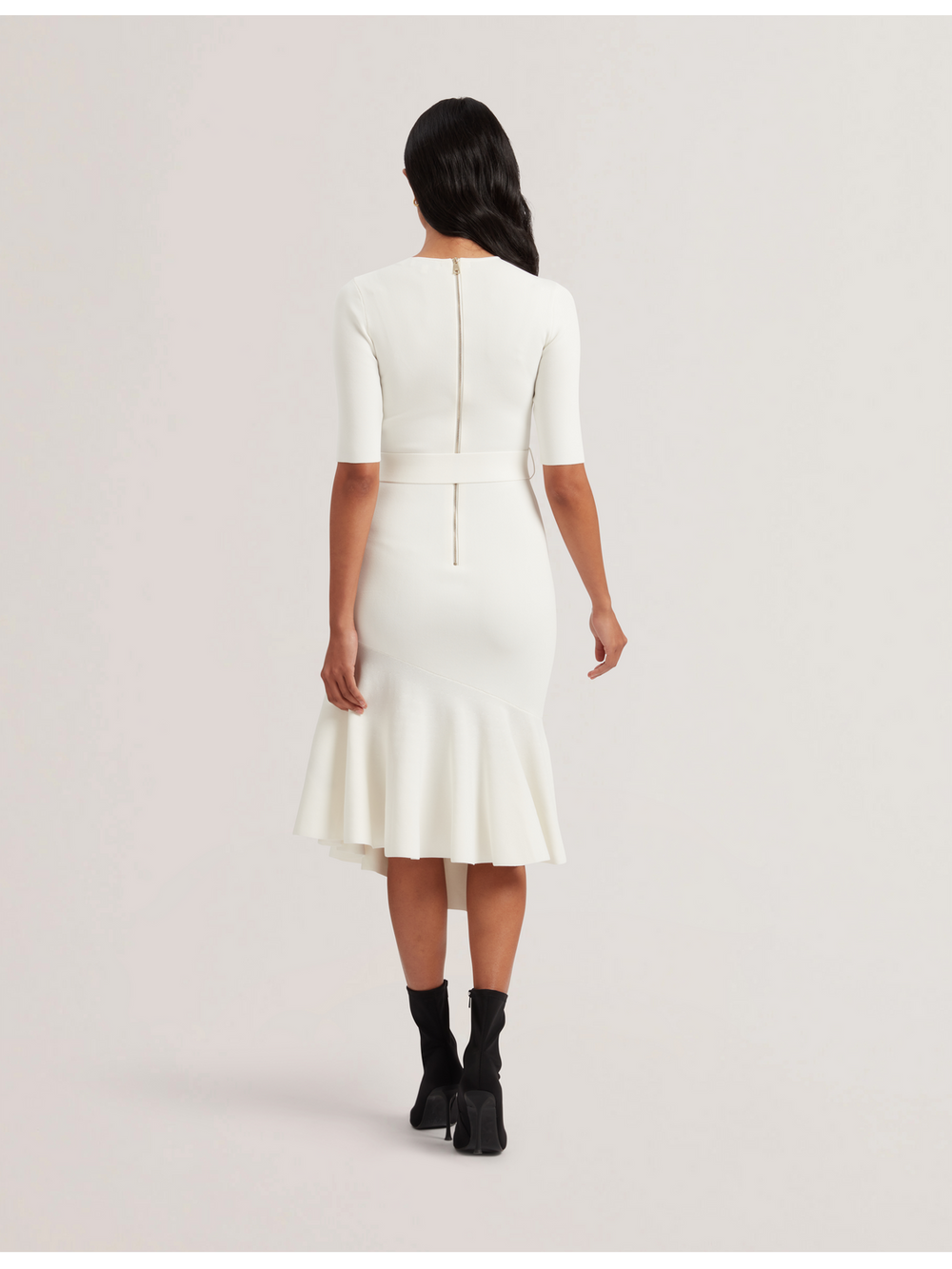 Women SAMALEE - Flippy Hem Knitted Midi Dress - Ted Baker