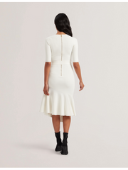 Women SAMALEE - Flippy Hem Knitted Midi Dress - Ted Baker