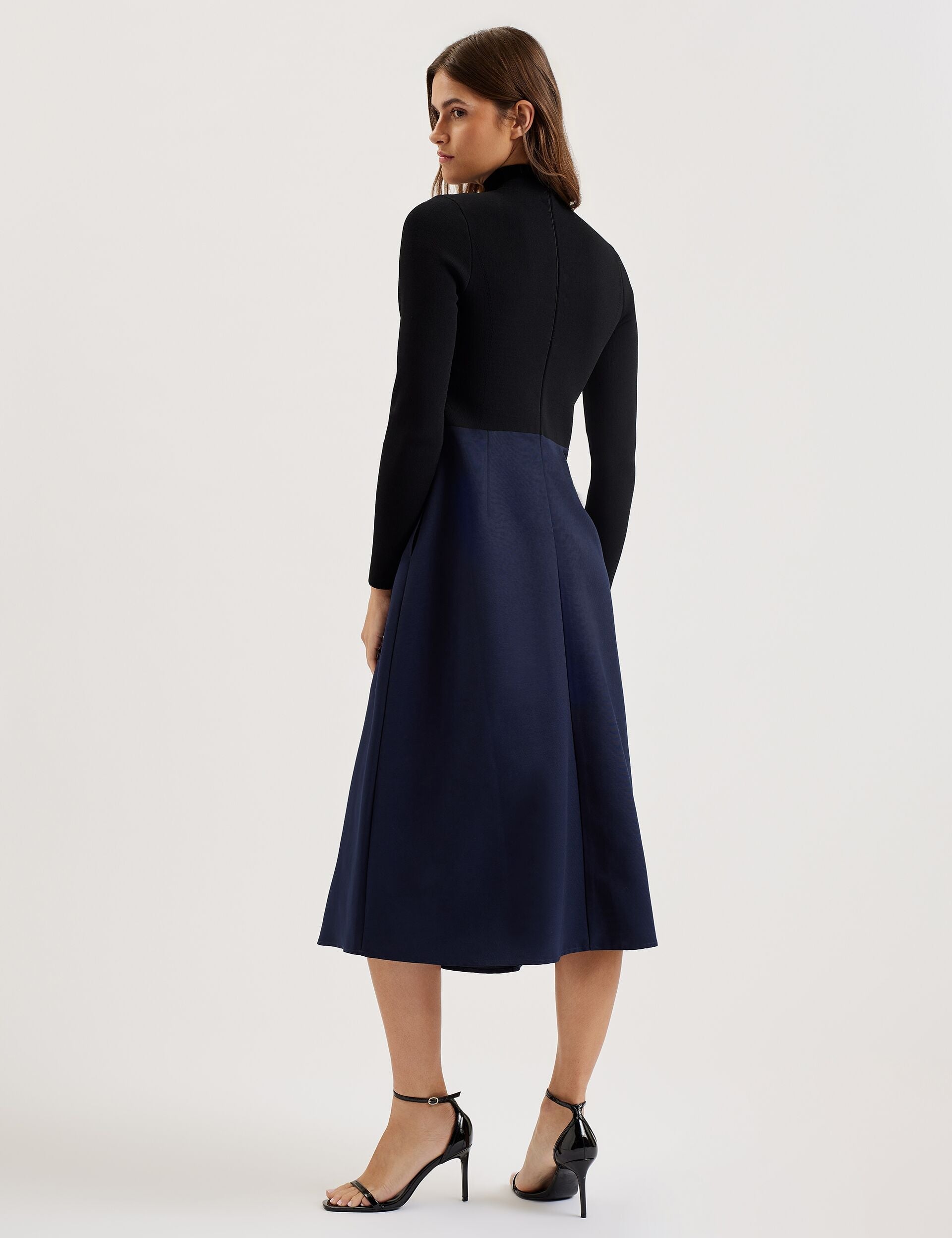 Women CHIRA - Knit Bodice Midi Dress With Wrap Skirt - Ted Baker