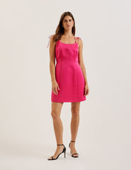 Women KAVALA - Tie Strap Square Neck Mini Dress - Ted Baker