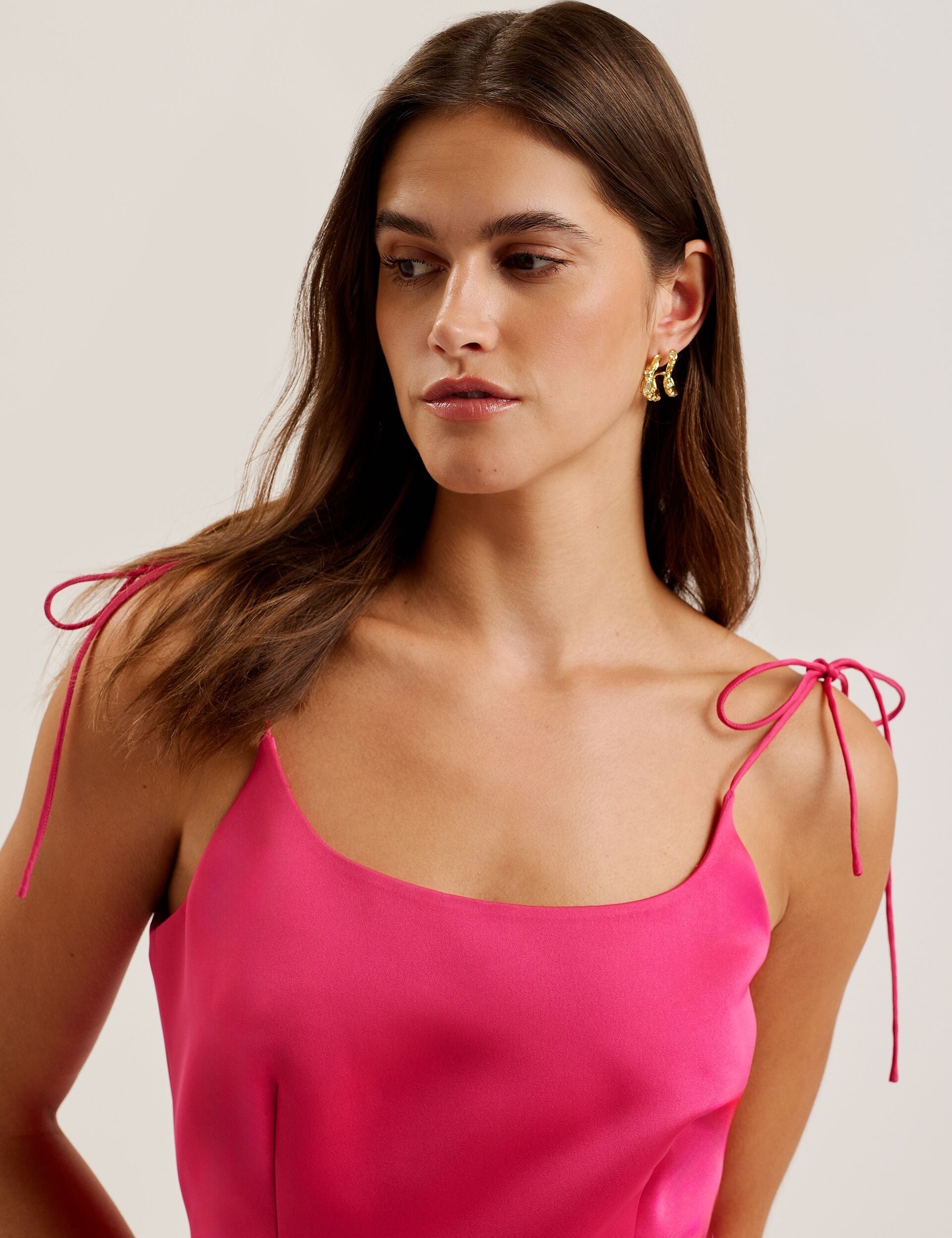 Women KAVALA - Tie Strap Square Neck Mini Dress - Ted Baker