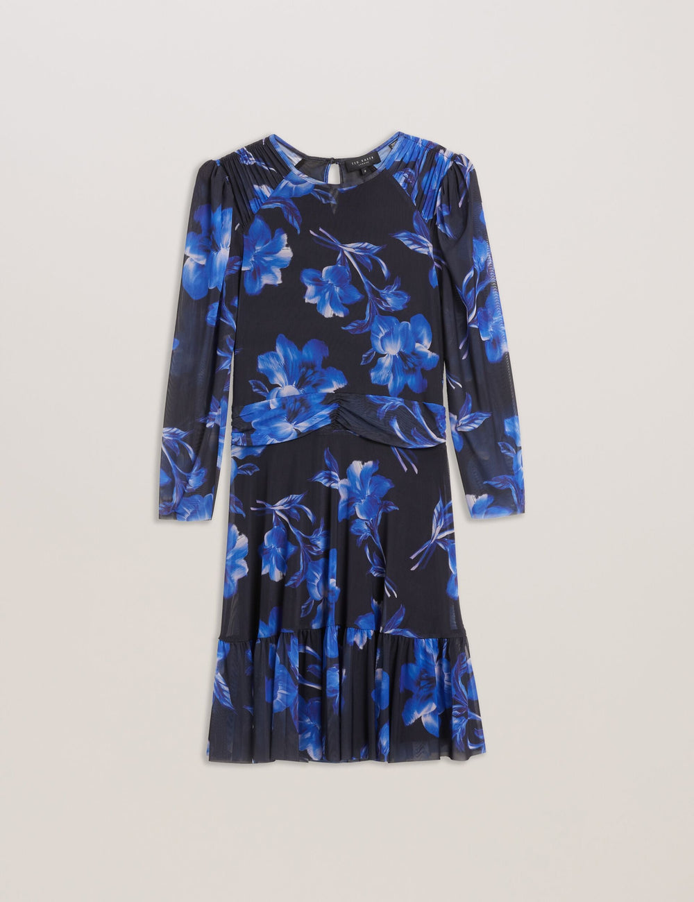 Women CARMALL - Floral Puff Sleeve Mesh Mini Dress - Ted Baker