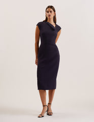 Women BAYREE - Folded Neckline Pencil Midi Dress - Ted Baker