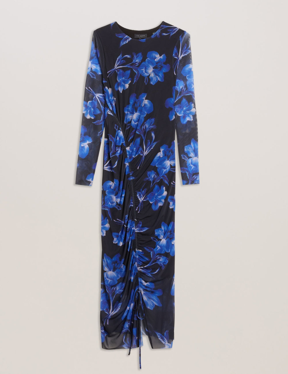 Women MARLIYY - Floral Print Bodycon Mesh Midi Dress - Ted Baker