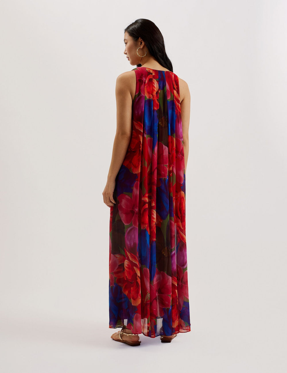 Women RABIUSA - Organza Tropical Bloom V neck Maxi dress - Ted Baker