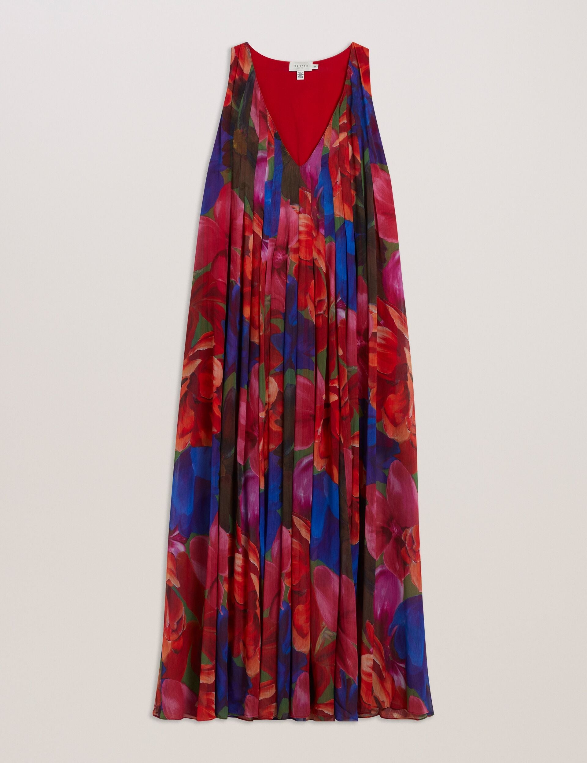 Women RABIUSA - Organza Tropical Bloom V neck Maxi dress - Ted Baker