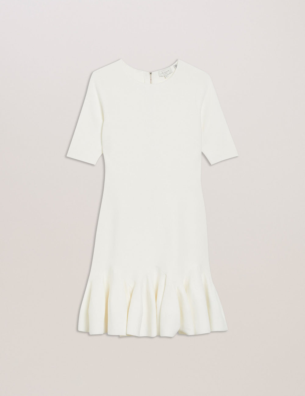 Women ALZANN - Pleated Hem Knitted Bodycon Mini Dress - Ted Baker
