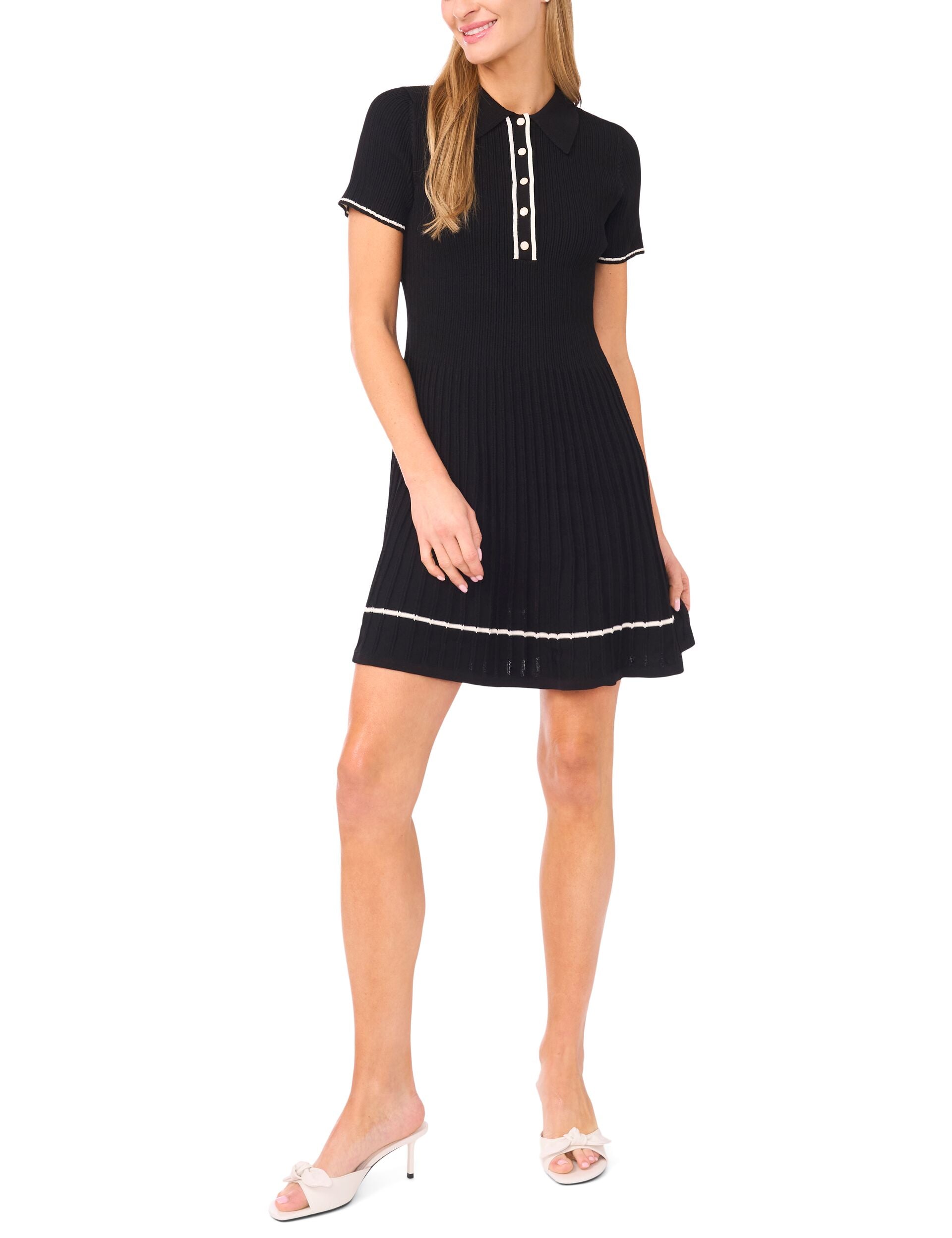 Women SALLY - Short Sleeve Polo Mini Dress - Ted Baker