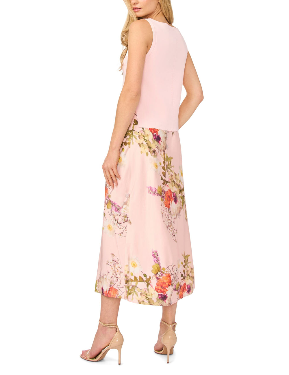 Women MIDORI 2-in-1 Knit Tank Floral Midi Dress - Ted Baker