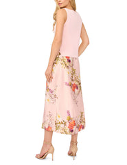 Women MIDORI 2-in-1 Knit Tank Floral Midi Dress - Ted Baker
