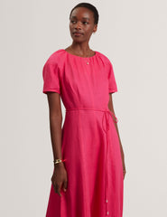Women ALLISON Linen Raglan Sleeve Maxi Dress - Ted Baker