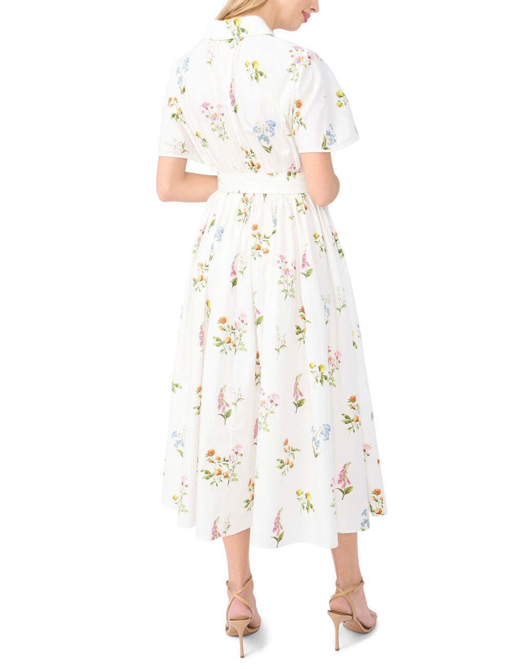 Women RILEY Floral Belted Midi Shirt Dress - Ted Baker