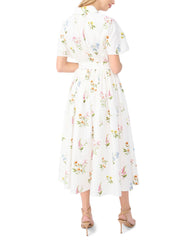 Women RILEY Floral Belted Midi Shirt Dress - Ted Baker