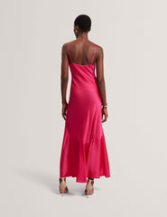 Women EILA Satin Cowl Neck Strappy Maxi Dress - Ted Baker