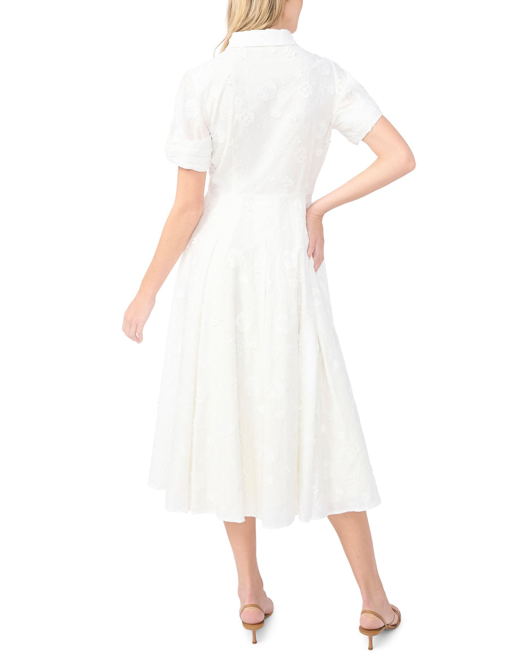 Women VIOLET Floral Embroidery Midi Shirt Dress - Ted Baker