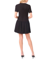 Women VALENTINA Tailored Drop Waist Buttoned Mini Dress - Ted Baker