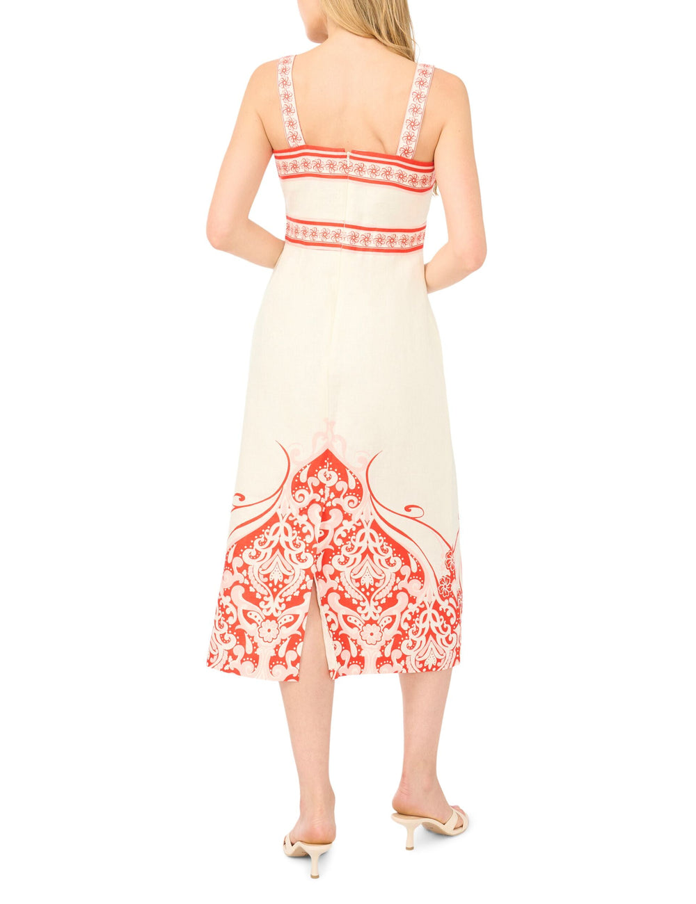 Women NOEMI Printed Detail Strappy Linen Sundress - Ted Baker