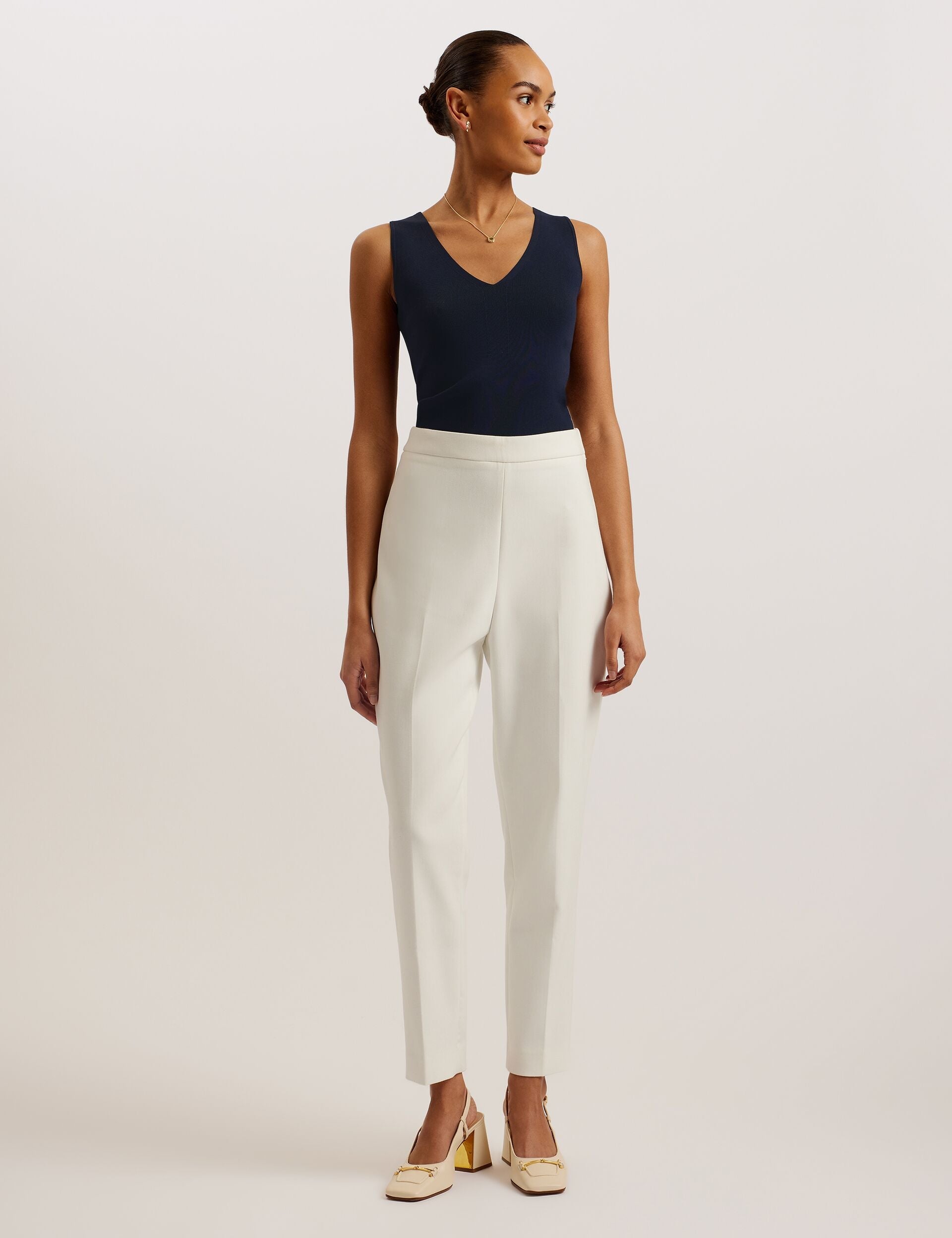 Women JOSIIY - V Neck Slim Fit Sleeveless Knit Top - Ted Baker
