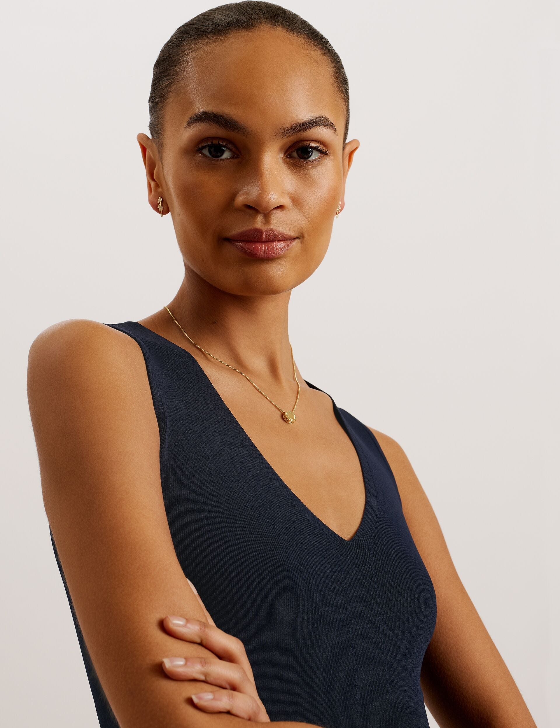 Women JOSIIY - V Neck Slim Fit Sleeveless Knit Top - Ted Baker