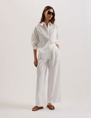 Women TOLOCA - Oversized Linen Shirt - Ted Baker