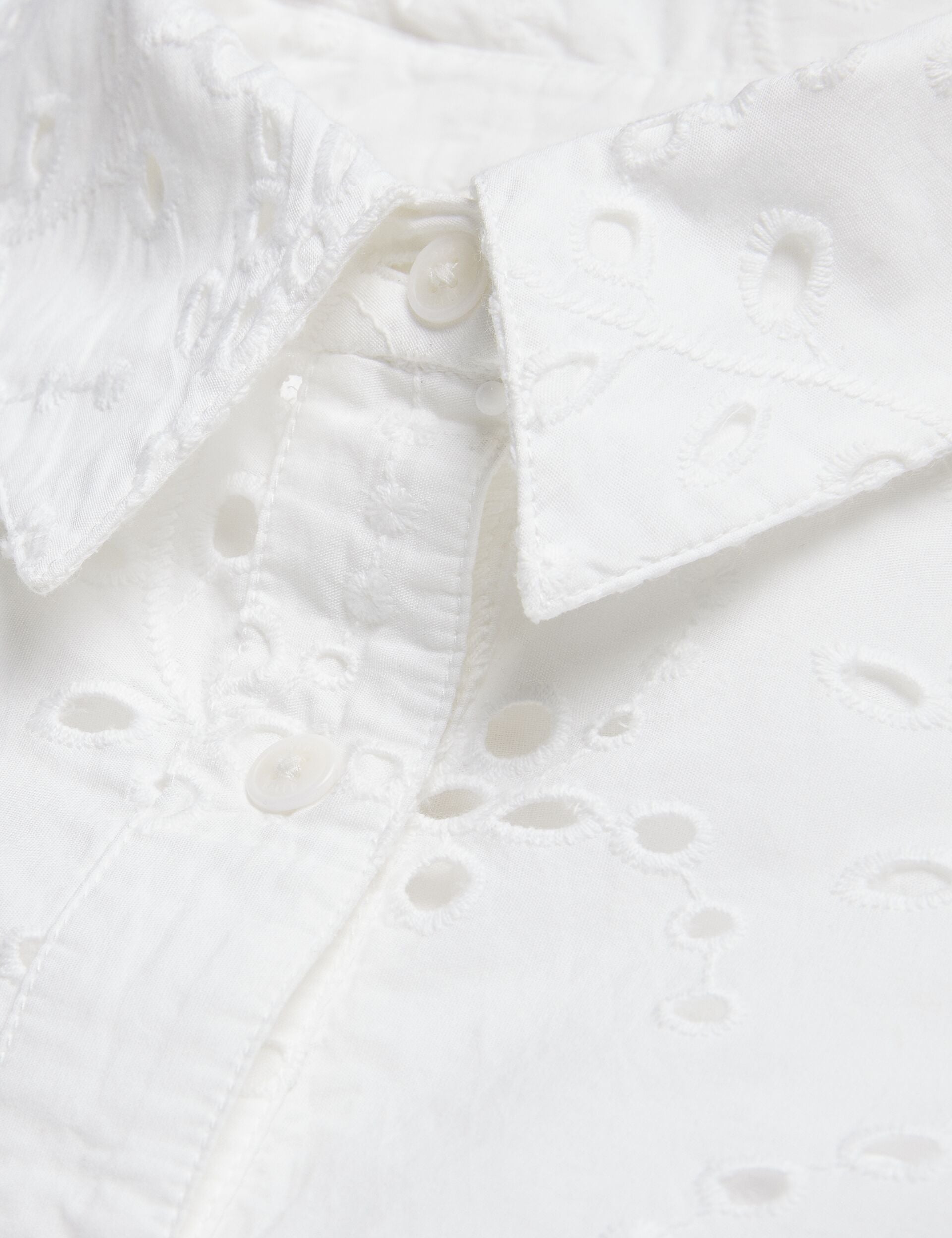Women KILKIS - Broderie Cropped Shirt - Ted Baker