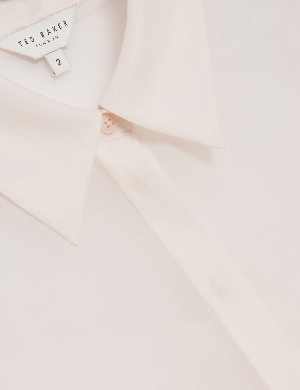 Women NORELLA - Sheer Organza Longline Sleeveless Blouse - Ted Baker